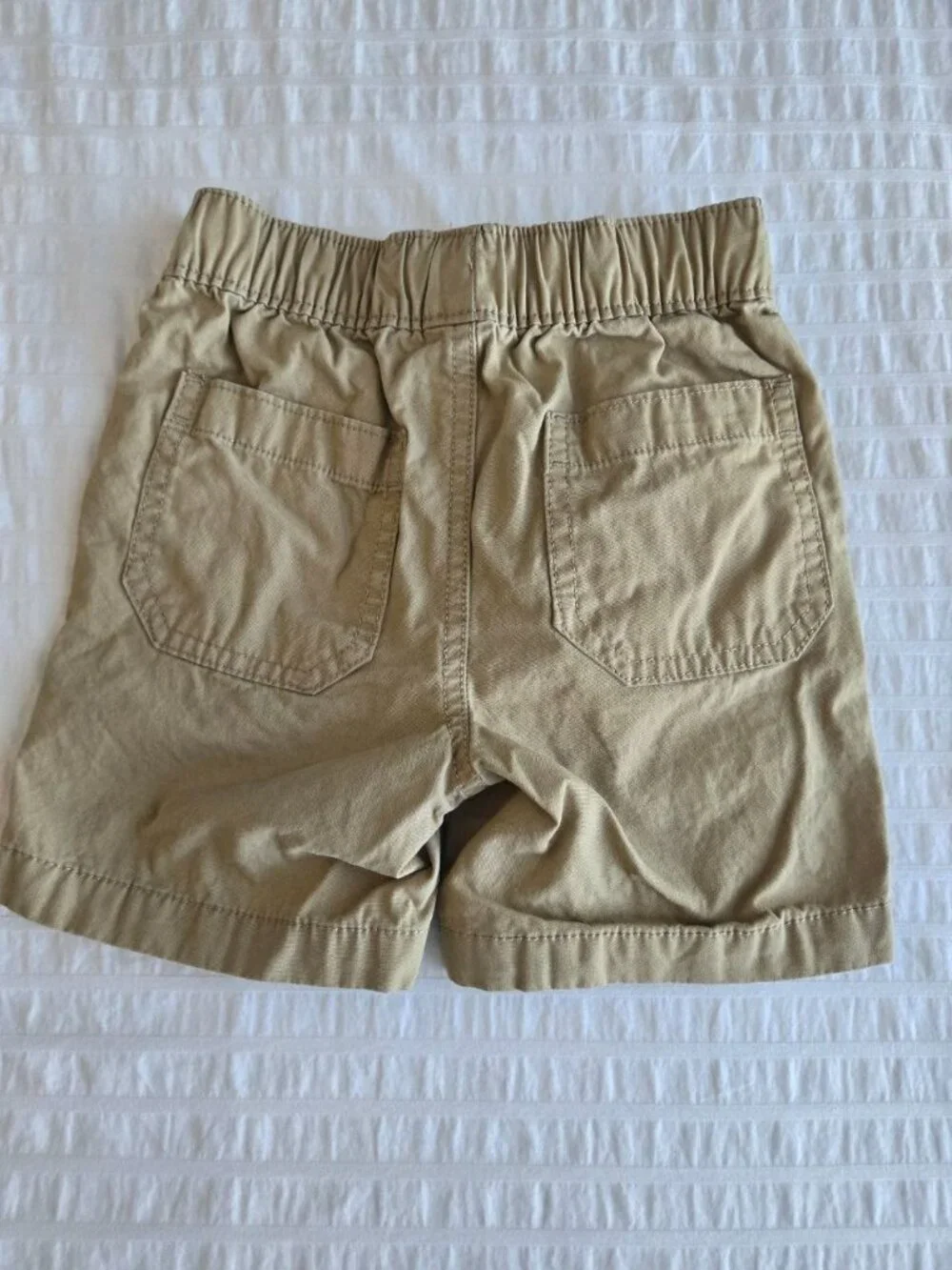 The Children's Place Toddler Boys Khaki Shorts Size 2T 100% Cotton Pull-On Draws